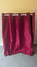 Pair red curtain. for sale  GLASGOW