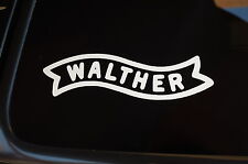 Adesivo Walther vinil cortado decalque arma de fogo rifle caça (V306) comprar usado  Enviando para Brazil