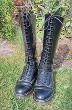Martens black leather for sale  NOTTINGHAM