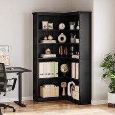 Shaped corner bookshelf for sale  USA
