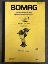 Bomag operating maintenance for sale  Sutherlin