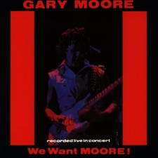 We Want Moore - Gary Moore - Recorded Live in Concert [CD Album] Rare GMDLCD 1 comprar usado  Enviando para Brazil
