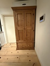 Solid pinewood wardrobe for sale  LONDON