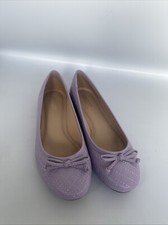 Sapatos baixos femininos Arezzo Eleanor lilás balé 7,5 médio novo comprar usado  Enviando para Brazil