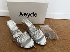 Aeyde sandalen silber gebraucht kaufen  Köln