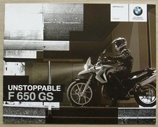 Folheto de vendas BMW F650 GS MOTOCICLETA 2008 #7 11 202 351 21 comprar usado  Enviando para Brazil