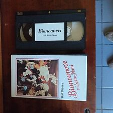 Vhs originale biancaneve usato  Cossato