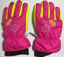Luvas de náilon Marsnow infantis (tamanho XS) forradas de lã rosa e amarelo comprar usado  Enviando para Brazil