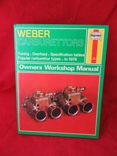 Haynes weber carbourettors for sale  WAKEFIELD