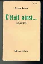 ... fernand grenier d'occasion  Montpezat-de-Quercy