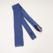 Gravata de seda Brooks Brothers bloco fino malha cadete azul slinky Itália 59" comprar usado  Enviando para Brazil