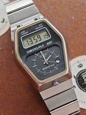 Heuer GMT Chronosplit Manhattan black dial 70s comprar usado  Enviando para Brazil