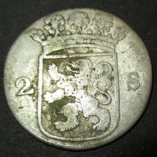 Certificado de autenticidade 1766 holandês colonial Nova York prata lombo moeda de dez centavos Holanda, usado comprar usado  Enviando para Brazil