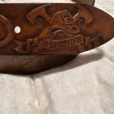 Firefighter leather belt for sale  Roanoke