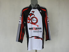 Camisa Bike'n Soul Adidas retrô ciclismo jersey roupa ativa preta branca tamanho XL/9 comprar usado  Enviando para Brazil