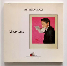 Bettino craxi minimalia usato  Roma