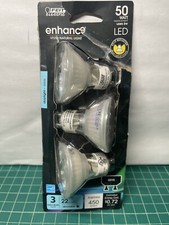 Novo! Caixa aberta FEIT elétrica 50W MR16 LED lâmpadas bi-pin reguláveis GU10 3 pacotes comprar usado  Enviando para Brazil