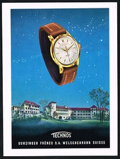 Usado, Raro Vintage Technos Relógio Surrealista Meio Século Arte Colorida Impressão Publicidade comprar usado  Enviando para Brazil