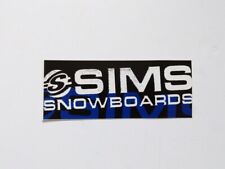 Sims snowboard sticker for sale  TRURO