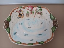 Christmas snowman ceramic for sale  New Bern