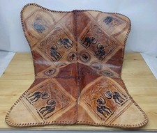 Vintage leather cow for sale  SWINDON