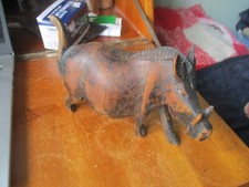 Wooden carved boar for sale  GAINSBOROUGH