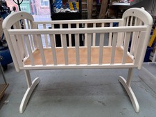 wooden baby cot for sale  UK