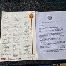Motherwell 2003 pre for sale  TORQUAY