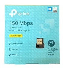 Adaptador USB Wireless N TP-Link TL-WN725N (EUA) Ver 3.8 150Mbps - NOVO Caixa Aberta comprar usado  Enviando para Brazil
