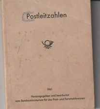 Postleitzahlenbuch 1961 bundes gebraucht kaufen  Deutschland