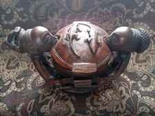 * Escultura de madeira (Congo) grande *Tigela de adivinhação  comprar usado  Enviando para Brazil