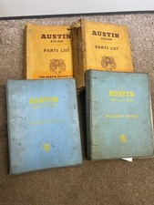 Austin parts list for sale  YORK