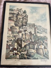 Lithographie barday rocamadour d'occasion  Sissonne
