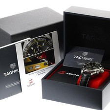 TAG HEUER CAZ201B.FC6487 Fórmula 1 Ayrton Senna data automático masculino #C274 comprar usado  Enviando para Brazil