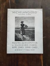 Mostra retrospettiva guglielmo usato  Torino