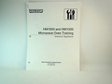 Hobart HM1600 & HM1000 Forno Microondas Treinamento Estudantil Esquema, usado comprar usado  Enviando para Brazil