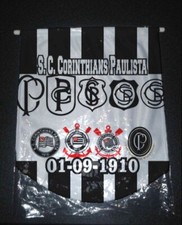 SPORT CLUB CORINTHIANS PAULISTA - BRASIL - Pennant - (7) Bandeira - Tecido - 40 cm comprar usado  Enviando para Brazil