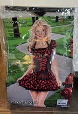 Usado, Vestido feminino Coquette preto e vermelho Dog Walker tamanho M/G comprar usado  Enviando para Brazil