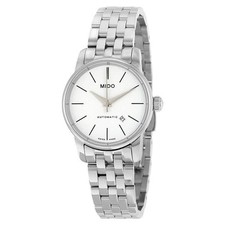 Usado, Relógio feminino Mido Baroncelli automático mostrador branco aço inoxidável M76004761 comprar usado  Enviando para Brazil