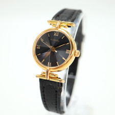 Relógio feminino fóssil vintage 24 mm cristal geométrico tom preto dourado PC-9270 comprar usado  Enviando para Brazil
