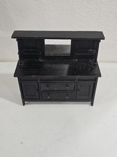 Usado, Antigo Feito na Alemanha Preto Casa de Bonecas Cômoda Buffet Madeira Vintage gasto comprar usado Usado, Antigo Feito na Alemanha Preto Casa de Bonecas Cômoda Buffet Madeira Vintage gasto comprar usado  Enviando para Brazil