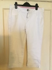 Ladies white cropped for sale  SWANLEY