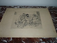 Lithographie theophile alexand d'occasion  France