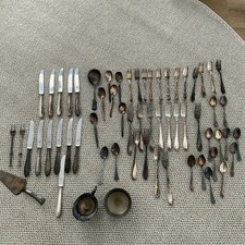 Silberbesteck konvolut gepunzt gebraucht kaufen  Hamburg