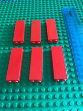 Lego 6 x tijolo sólido 1 x 2 x 5 painel de suporte para estrada/ferrovia/ponte VERMELHO comprar usado  Enviando para Brazil
