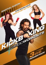 Kickboxing Cardio Workouts 3 DVD Power Pack for Fat Burn comprar usado  Enviando para Brazil