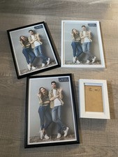 Bilderrahmen set schwarz gebraucht kaufen  Brakel