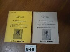 MOZART COMPLETO em 2 Volumes Quintetos de Cordas - Lea Pocket Scores No.91 & No.92, usado comprar usado  Enviando para Brazil