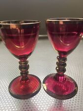 Set vintage cranberry for sale  HUDDERSFIELD