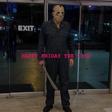 Usado, Fantasia Cosplay Sexta-Feira 13 Parte 5 Jason Voorhees Hock Hood Roy Burns comprar usado  Enviando para Brazil
